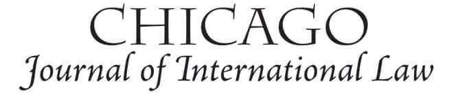 Chicago Journal of International Law - Volume 20, Number 1 (2019)