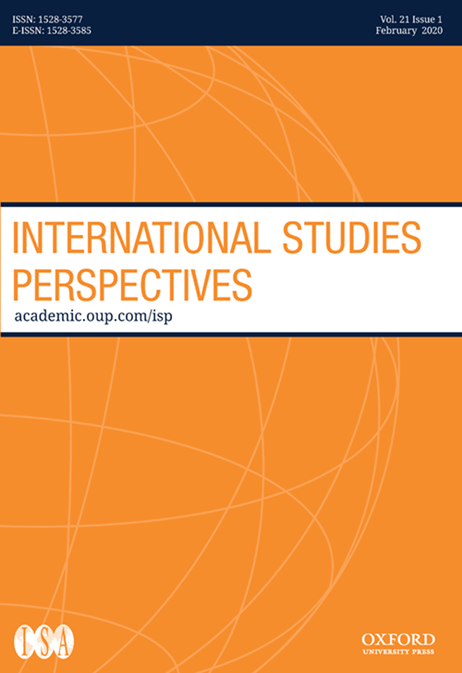 International Studies Perspectives - Volume 21, Issue 1, February 2020